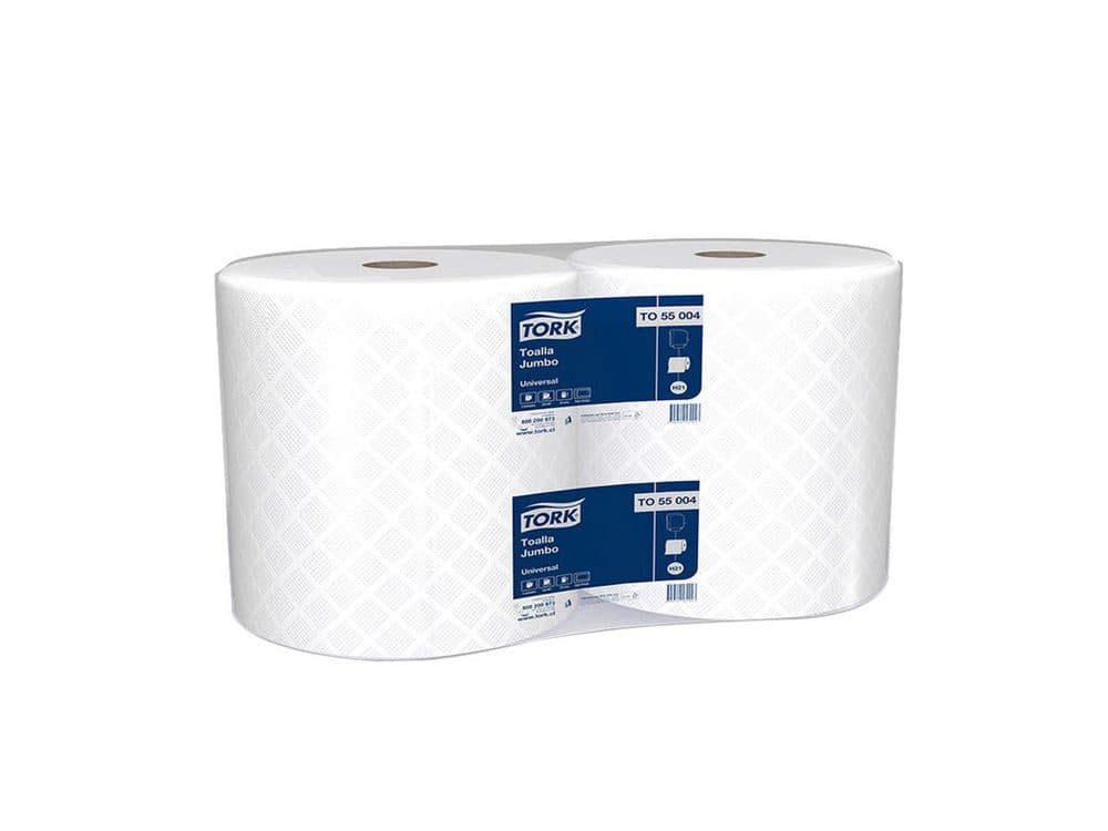 Toalla De Papel Tork 2 Rollos 250 m c/u hoja Simple