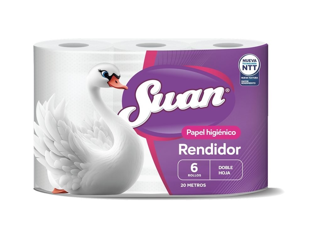Papel hig. Swan Rendidor 20 mts (6 rollos)